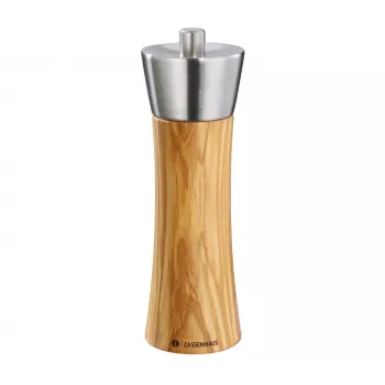Râșniță de sare Zassenhaus Augsburg lemn de măslin, 18 cm
