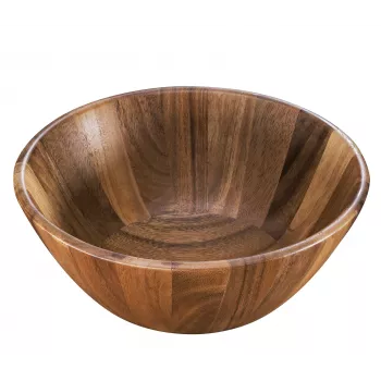 Bol de salată/fructe Zassenhaus acacia rotund 30 cm