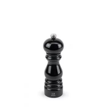 Râșniță de sare Peugeot Paris 18 cm lemn de fag lăcuit negru