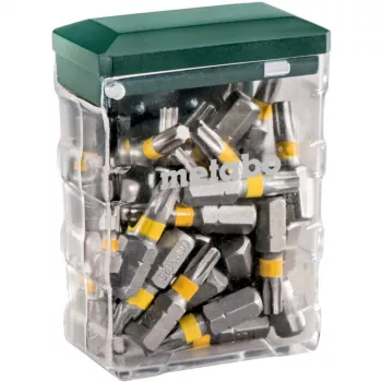 Set de biți Metabo Bit-Box TX25 Security Torx, 25 piese (24 biți + 1 suport de biți)