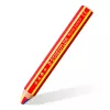 Creion curcubeu STAEDTLER Noris Junior 1403 BK 3 în 1, negru, rezistent la rupere, PEFC, pentru copii de la 2 ani