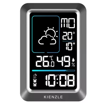 KIENZLE DCF Radio-Controlled Weather Station Compact
