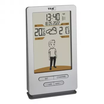 Stație meteo wireless TFA WEATHER JACK 35.1166.54 cu prognoză pe 12-24 ore