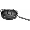 Tigaie Sauté ZWILLING Milano cu capac din sticlă 28 cm, negru