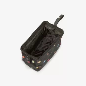 Geantă de toaletă Reisenthel WC7009 Travel Cosmetic Dots - poliester multicolor cu închidere cu fermoar, 3 buzunare