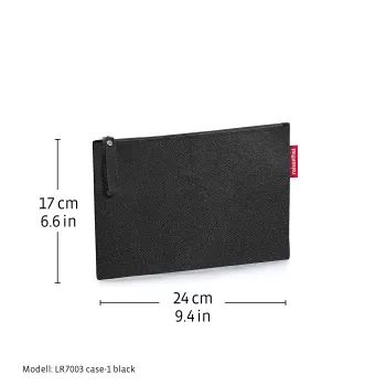 Geantă cosmetică Reisenthel Case 1 Dots, Negru, Multicolor, Poliester, 240 mm x 170 mm