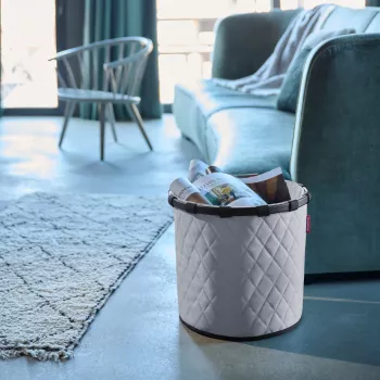 Coș de depozitare Reisenthel Homebasket M, gri, aluminiu, poliester