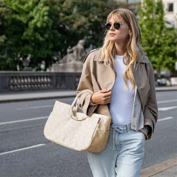 Coș de cumpărături Reisenthel Loopshopper M Leo Vanilla (OS1043)
