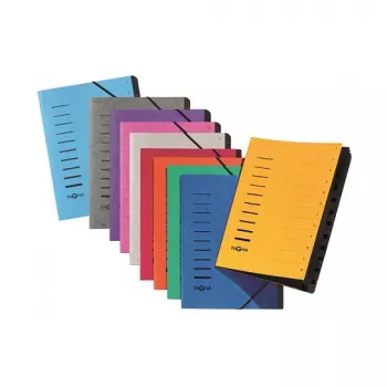 Mapă de ordine Pagna 40059-02 cu 12 compartimente, A4, albastră