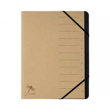 Mapă cu pârghie Pagna 40061-11 - A4 - cotor 80 mm - carton - maro - 1 bucată