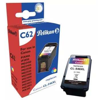 Pelikan Cartuș de cerneală compatibil pentru Canon CL-546XL (tricolor, randament ridicat)