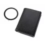 Portofel 2 în 1 TROIKA SHERLOCK HOME CARBON (WAL45/CB)