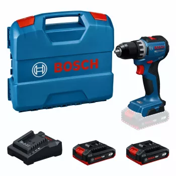 Mașină de găurit și înșurubat cu acumulator Bosch GSR 18V-52, 2 x 2,0 Ah acumulatori, L-BOXX