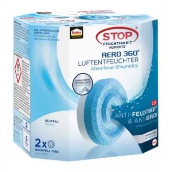 Rezervă dezumidificator Pattex 9H PLAN2, 2 x 450g, pentru sisteme AERO 360°