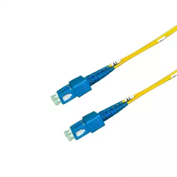 Cablu patch cu fibră optică GRAFENTHAL OS2 monomod LC/UPC la LC/UPC duplex 1 m galben