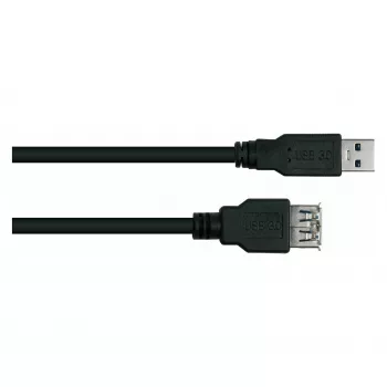 Cablu prelungitor USB 3.0 kabelmeister Alcasa UK30P-ASA-050S, USB-A tată la USB-A mamă, 5 m, negru