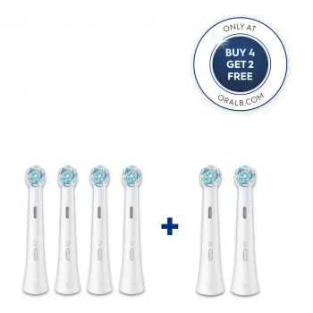 Capete de periuță Oral-B iO Gentle Care albe, pachet de 6