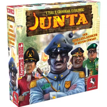Joc de societate Pegasus Spiele Junta - strategie, bluff, negociere - de la 16 ani - 4-7 jucători - 120-240 min