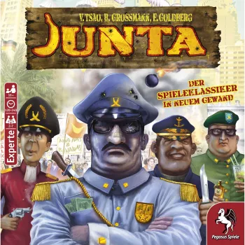 Joc de societate Pegasus Spiele Junta - strategie, bluff, negociere - de la 16 ani - 4-7 jucători - 120-240 min