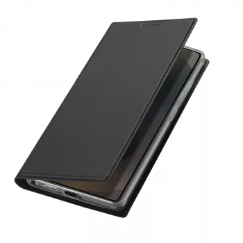 Husa tip carte Nevox Vario Series pentru Samsung Galaxy S26 Ultra, negru