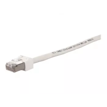 Cablu patch METZ CONNECT Cat.6 Ultraflex500 VoIP AWG 26 15,0 m alb