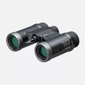 Binoclu Pentax UD 10x21 cu prismă Porro, mărire 10x, obiectiv 21mm, tratament multistrat, negru