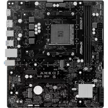 Placă de bază ASRock B550M-P AM4 mATX - chipset AMD B550, DDR4, PCIe 4.0