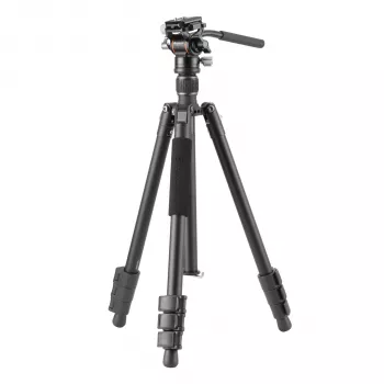 Treppiede de călătorie Vanguard VESTA GO 234AV10, aluminiu, negru