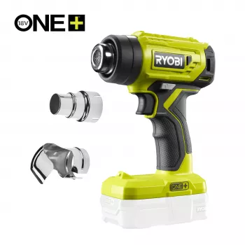 Pistol cu aer cald cu acumulator RYOBI One+ 18V R18HG-0 (fără acumulator) - 250°C/460°C, 170 L/min