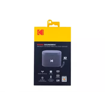 Boxă wireless Kodak SoundBrix Wireless Stack (Treble Gray), 2 buc.