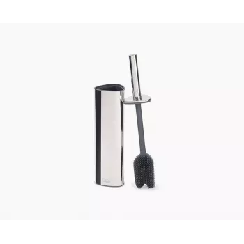 Perie de toaletă Joseph Joseph Flex 360 din oțel inoxidabil