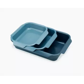 Set de 3 tăvi de copt Joseph Joseph Nest Oven (45060), albastru