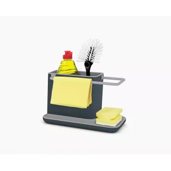 Organizator pentru chiuveta de bucătărie Joseph Joseph Caddy gri