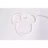 Firmă LED Yellowpop Neon Disney Mini Mickey Ears - alb cald, alimentare USB