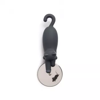 Tăietor de pizza OTOTO Kitty Cut - design pisică alb-negru
