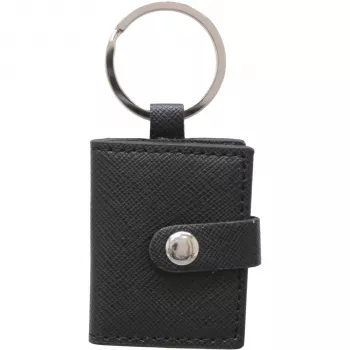 Breloc DEKNUDT negru 3,5x4,5 imitație de piele S59NS3