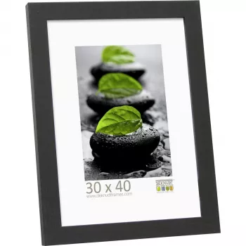 Ramă foto simplă DEKNUDT S44CF2 30x40 lemn negru - Peisaj și portret
