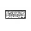 Tastatură Braille Bluetooth Logickeyboard pentru Mac cu taste cu caractere mari neagră pe albă - 78 taste