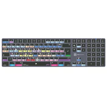 Tastatură Logickeyboard Avid Media Composer - Pro Titan FR Mac (LKB-MCOMP-TM-FR)