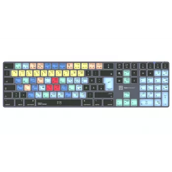 Tastatură Logickeyboard Steinberg Cubase/Nuendo Titan DE Mac (LKB-CBASE-TM-DE)