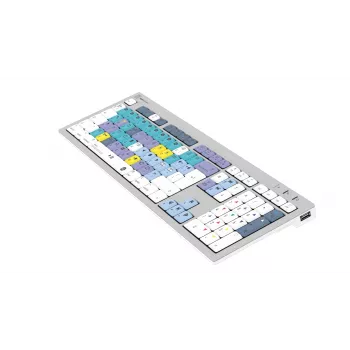 Tastatură LogicKeyboard DaVinci Resolve Classic ALBA FR (Mac) - layout francez AZERTY, USB cu fir pentru Blackmagic DaVinci Resolve