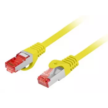 Cablu patch LANBERG Cat.6 S/FTP LSZH CU 3,0m Galben Fluke Certified (PCF6-10CU-0300-Y)
