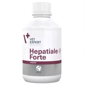 Supliment pentru susținerea ficatului VetExpert Hepatiale Forte Liquid 250 ml pentru câini și pisici