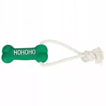 Jucărie cu frânghie cu os Paka Zwierzaka HOHOHO 13 cm