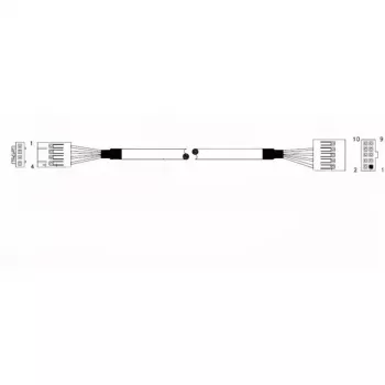 Supermicro CBL-0341L Cablu USB 2.0 intern - 70 cm - Placa de bază 10-pin la 2x USB-A Female
