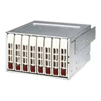 Rack mobil Supermicro CSE-M28E1 (bej) - carcasă 2 bay-uri 2,5 inch pentru HDD/SSD SAS/SATA cu ventilator pentru slot 5,25 inch