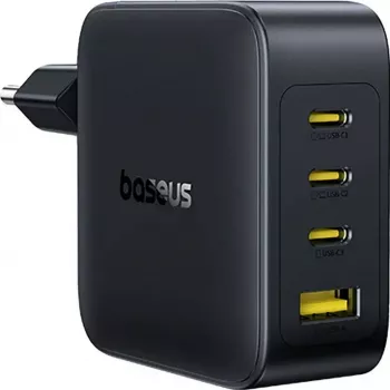 Încărcător rapid Baseus EnerFill FH11 GaN 140W 3xUSB-C + 1xUSB-A negru