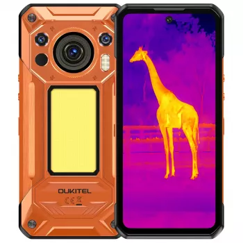 Smartphone robust OUKITEL WP500 Ultra 6,78 inch 12GB/1TB 10000mAh 5G portocaliu