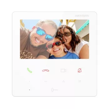 Monitor pentru interfon video Hikvision DS-KH6110-WE1/White