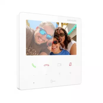 Monitor pentru interfon video Hikvision DS-KH6110-WE1/White